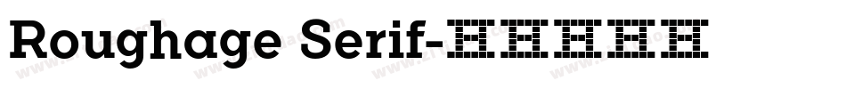 Roughage Serif字体转换